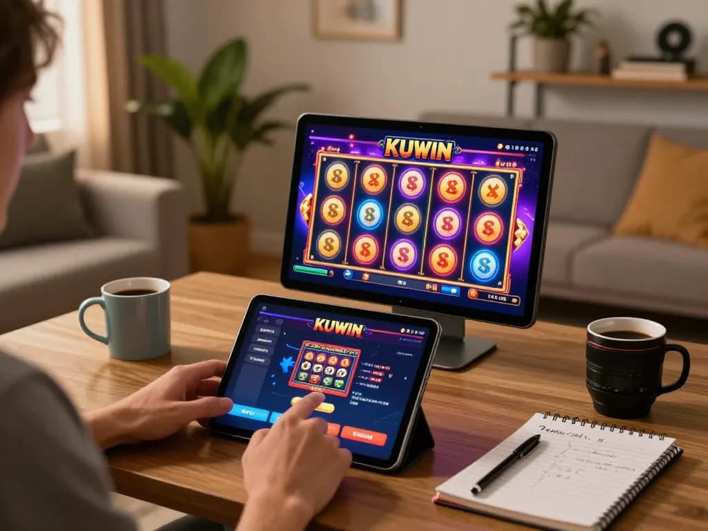Engaging in KUWIN's online casino offers players a vibrant slot experience from home