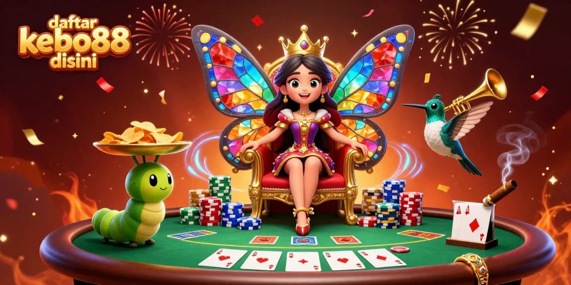 Bergabunglah dengan daftar kebo88 disini dan nikmati permainan kasino dengan berbagai keuntungan dan kesenangan dalam ilustrasi 3D yang ceria.