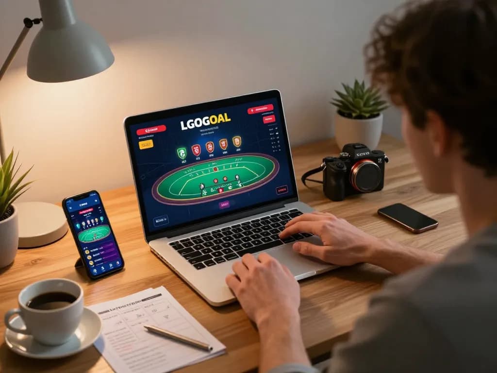 Player enjoying a thrilling game on the LGOGOAL platform with live dealer blackjack.