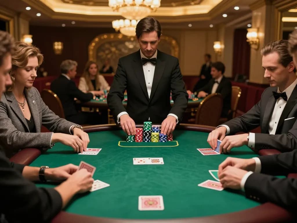 IDCASH88 Alterantif emphasizes strategic poker gameplay in an upscale casino atmosphere