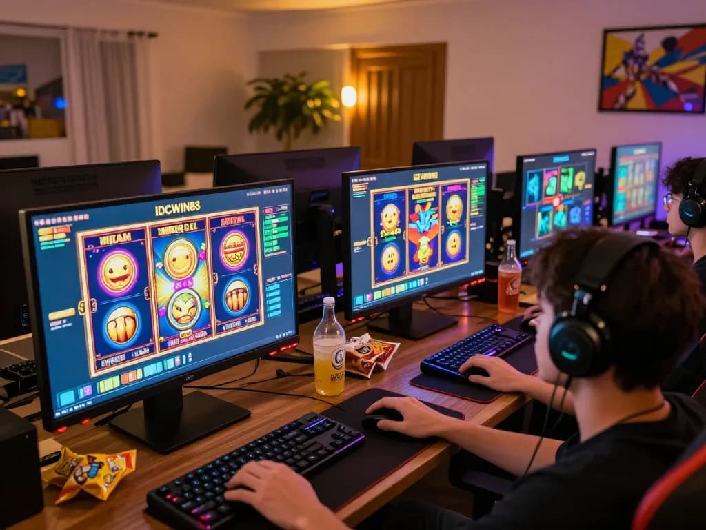 Play exciting slot games at IDCWIN88 with immersive setup and dynamic visuals.