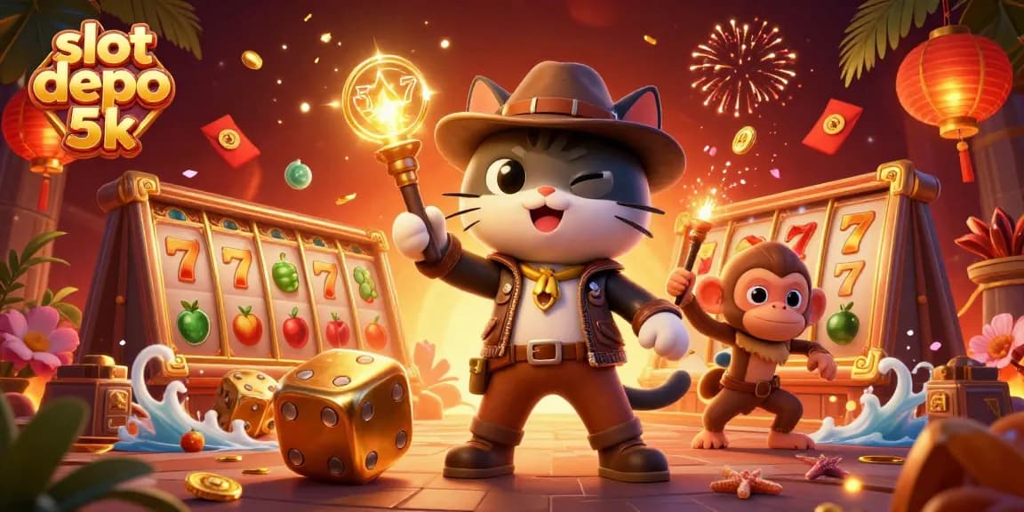 Experience thrilling slots at slot depo 5k, where luck meets adventure in an engaging casino setting.