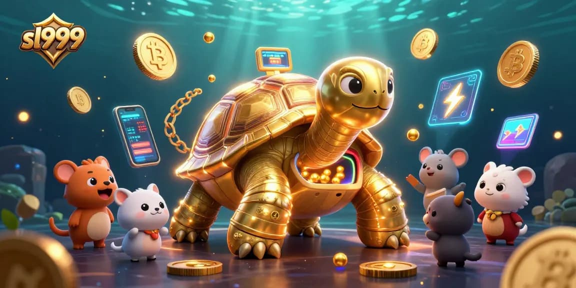 Experience exciting gameplay with sl999's engaging gaming ecosystem featuring unique characters and crypto elements.