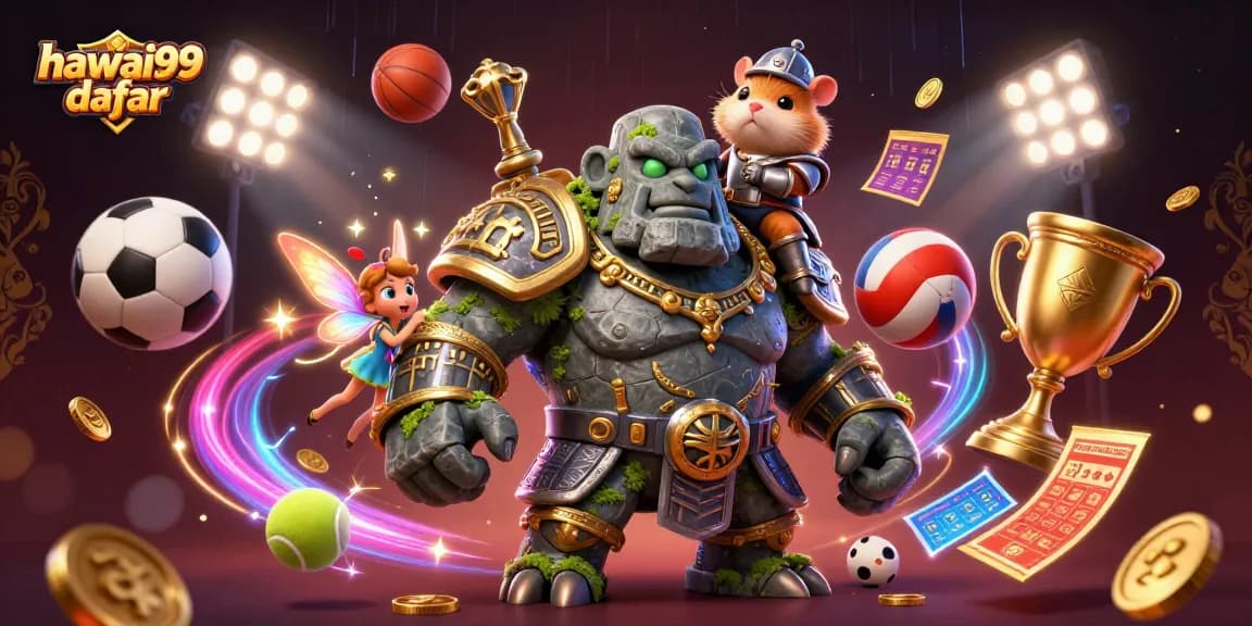 Experience hawai99 daftar with dynamic gaming elements in an engaging casino scene.