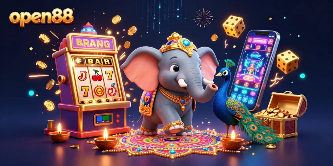 Experience thrilling action on open88 with vibrant casino scenes and dynamic gaming elements.