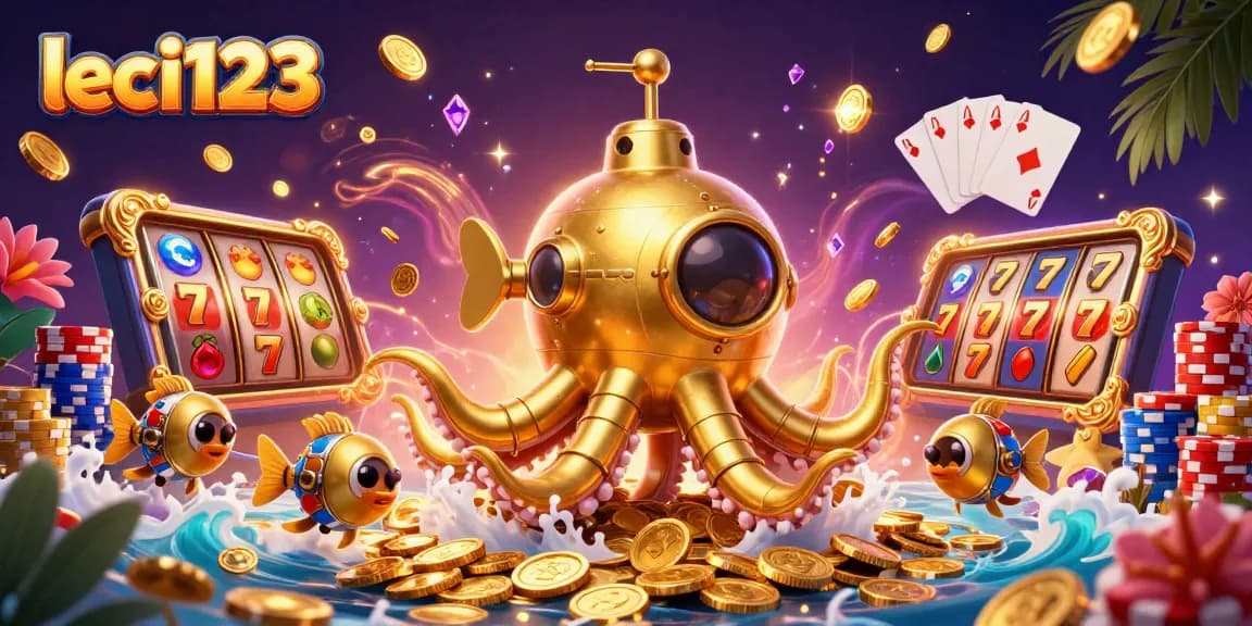 Jelajahi leci123 dengan slot mesin, tambang emas, dan karakter laut mekanis yang menarik.