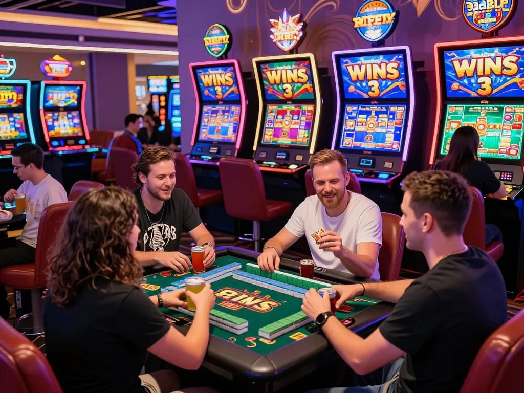 Peluang Mahjong Wins 3 dinikmati oleh para pemain di lingkungan kasino yang mengasyikkan dengan mesin yang berwarna-warni dan suasana sosial.