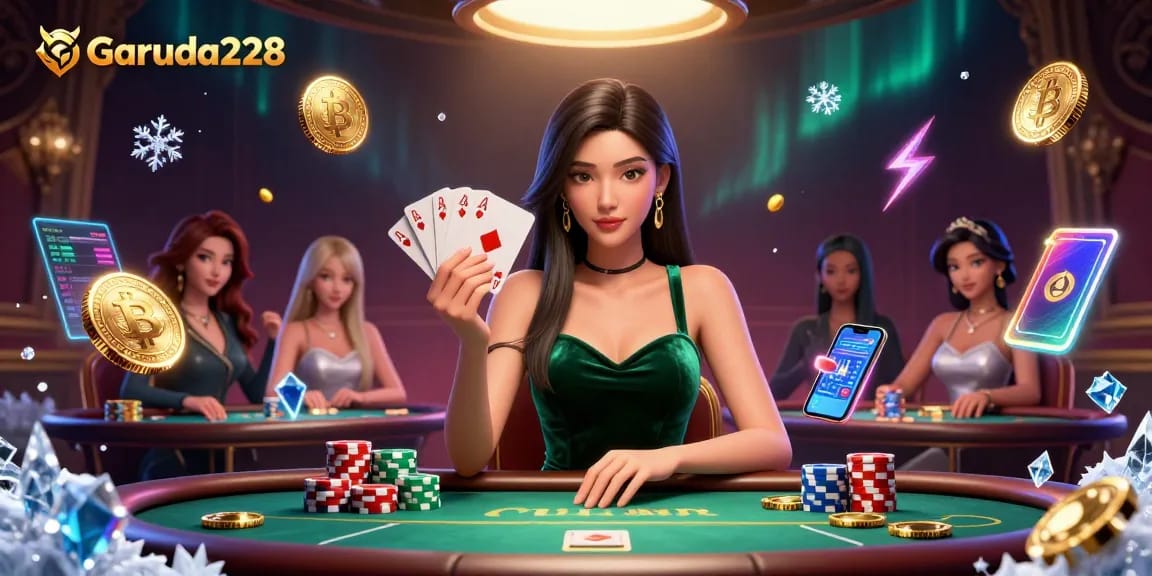 Garuda228 invites players to engage in a thrilling luxury poker experience full of exciting casino elements.