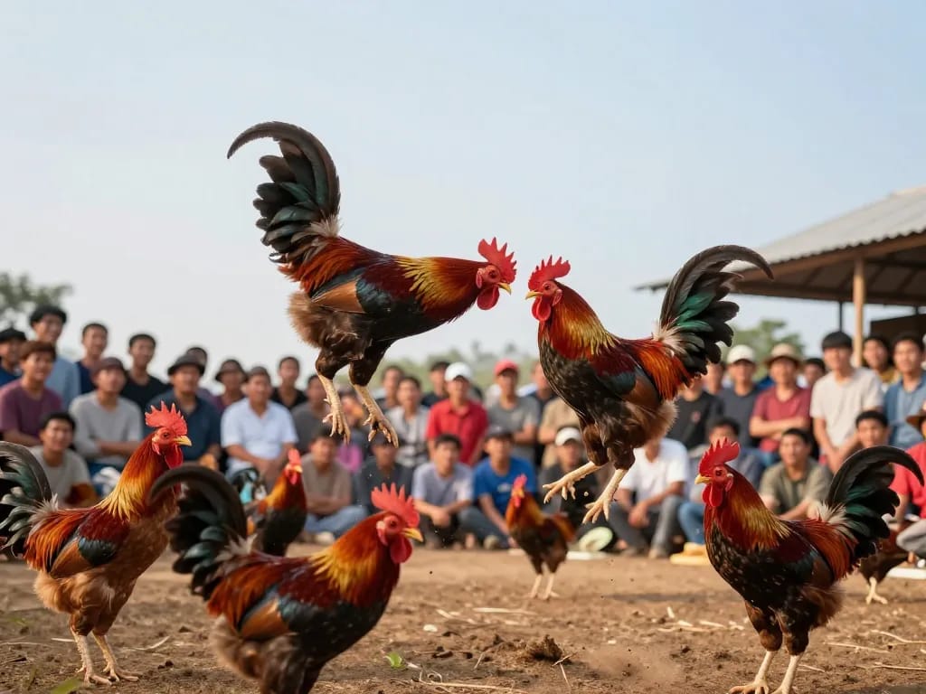 Xem đá gà Thomo trực tiếp mang đến sự phấn khích của những trận đấu gà với những chú gà rực rỡ trong hành động.