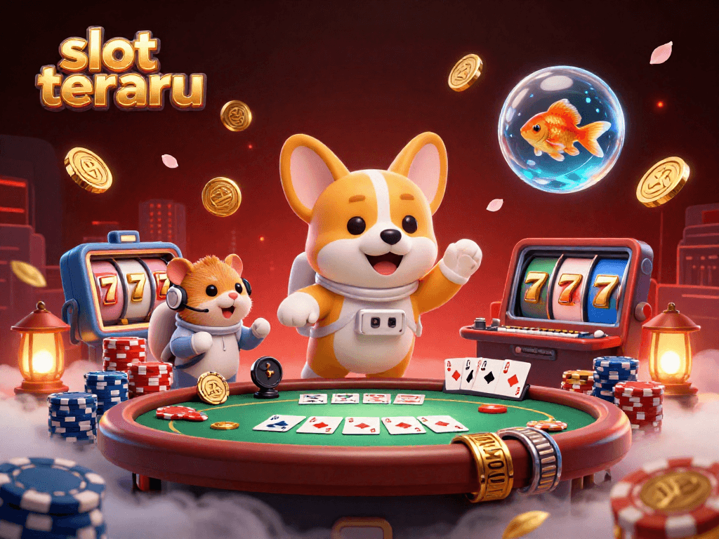 Experience the thrill of slot terbaru with vibrant characters and dynamic casino elements.