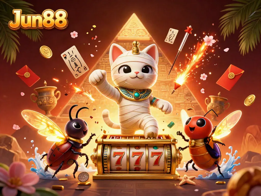 Jun88 mang đến trò chơi slot hấp dẫn với hình ảnh sống động và trải nghiệm độc đáo.