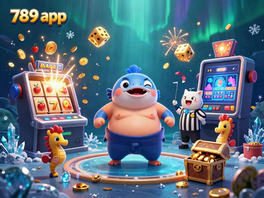Experience exciting gameplay with the 789 app showcasing lively characters and casino elements!
