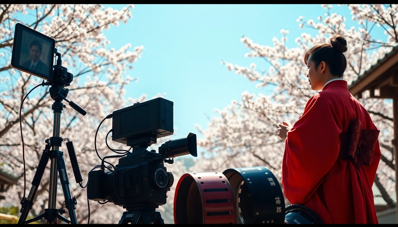 Melihat adegan menarik dari film semi jepang dengan aktor berbusana tradisional.