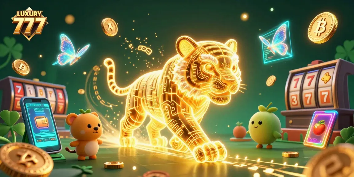 Memenangkan jackpot LUXURY 777 dengan slot dan elemen kasino digital yang memukau.