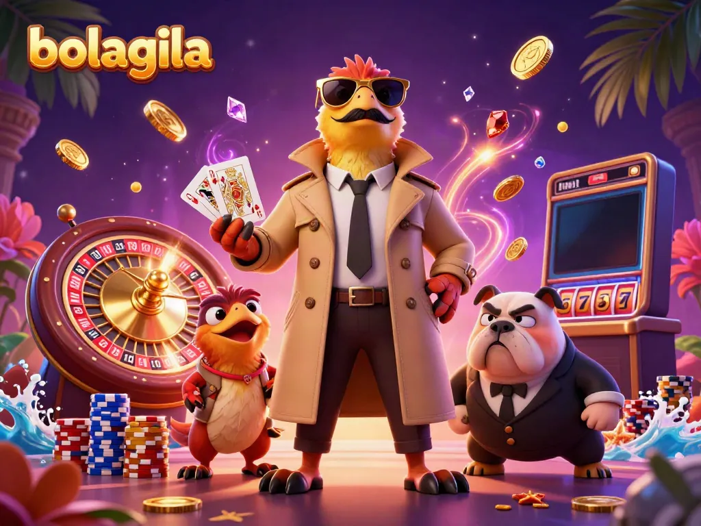 Experience the excitement of bolagila's VIP lounge with raptors cleverly disguised, surrounded by casino treasures.