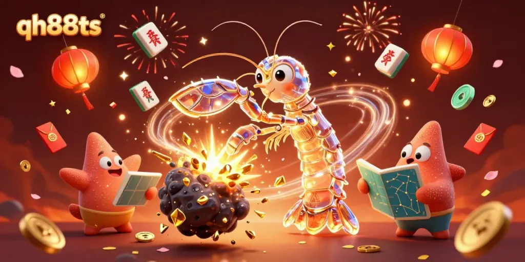 Engage in vibrant gambling excitement with qh88ts featuring characters in a casino-themed adventure.