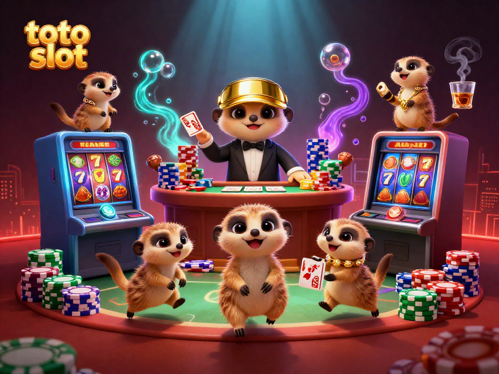 Geng meerkat mengelola dunia toto slot dengan mesin slot berkilauan