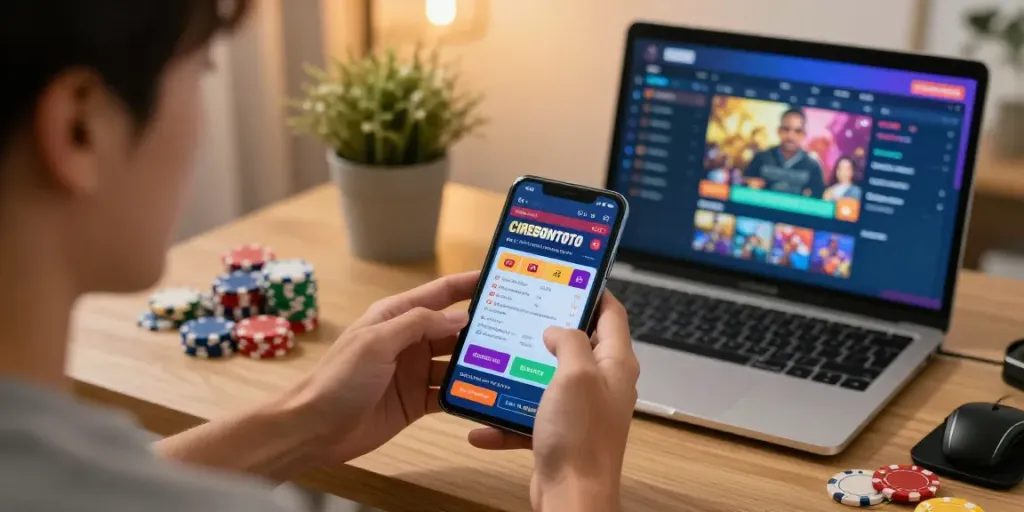 CIREBONTOTO: Pengguna menikmati pengalaman taruhan togel online di rumah dengan perangkat pintar.