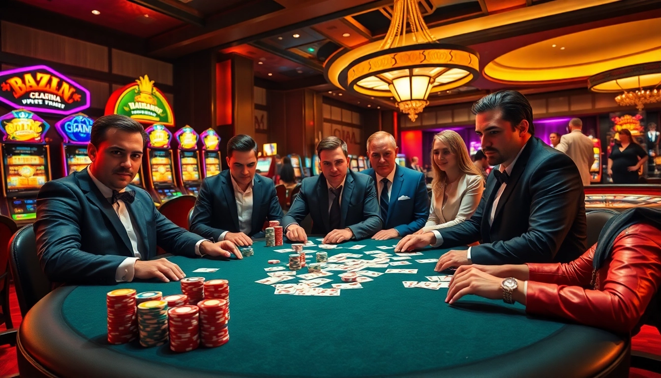 Experience the thrill of the jagoan86 casino atmosphere with high-stakes games and excited players.
