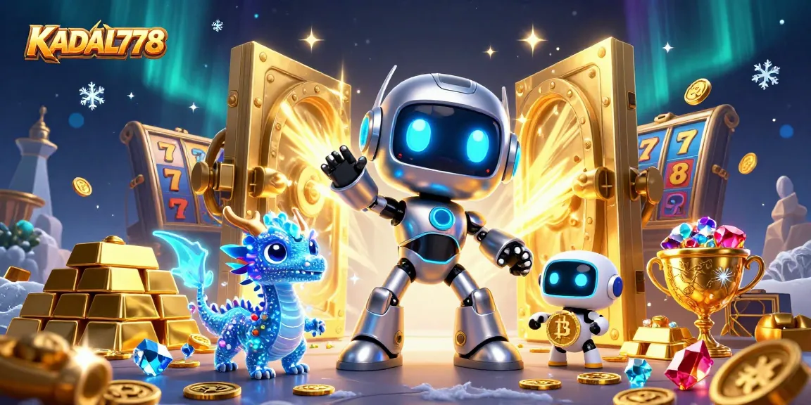 KADAL778 captures the excitement of online slots with casino robots and treasures