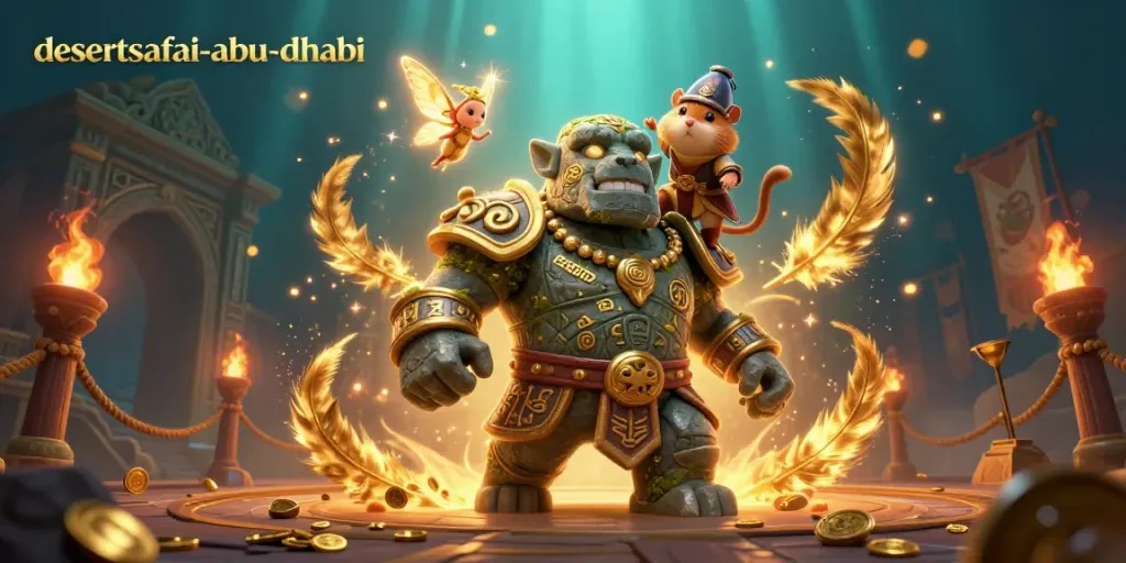 Permainan judi menenangkan dalam dunia desertsafari-abu-dhabi dengan golem dan si hamster.