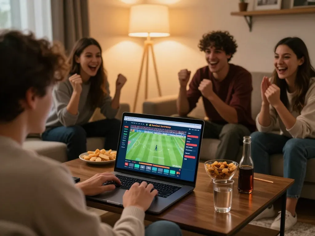 Engaging with Socolive trực tiếp for live sports betting while enjoying a friendly home atmosphere