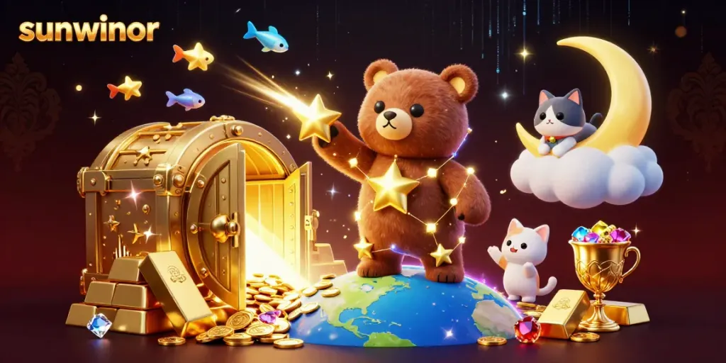 Experience the thrill of sunwinor and its exciting games with golden treasures and enchanting characters.
