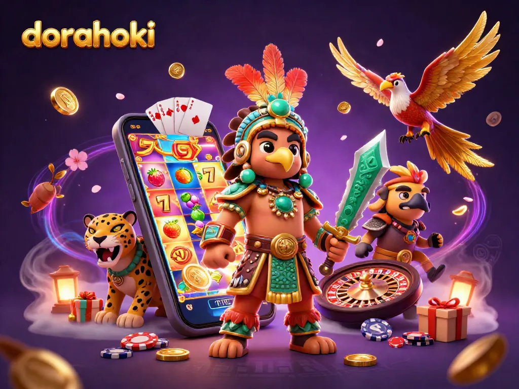 Dorahoki menawarkan permainan slot yang menarik dengan simbol keberuntungan dan strategi memenangkan hadiah.