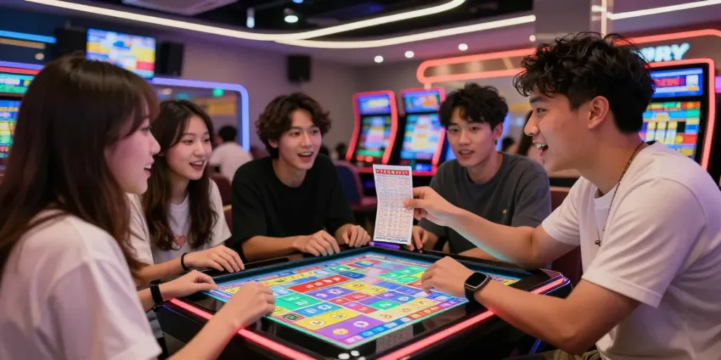 Teman-teman bersemangat menikmati permainan Bandar Toto Macau dengan tiket undian dan hasil terbaru di lounge modern.