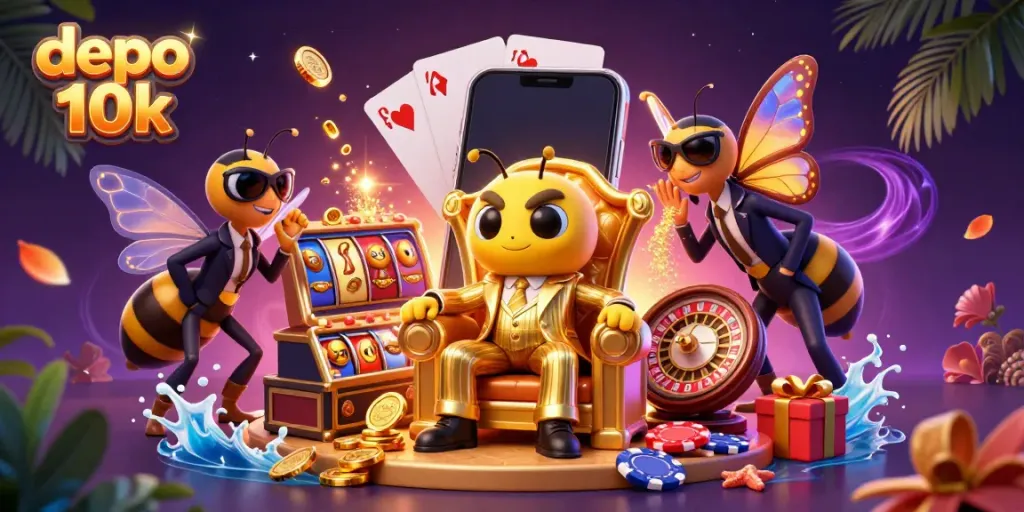 Momen menang besar dengan depo 10k, jackpot permainan slot yang menarik, dan bonus berlimpah langsung dari ponsel!