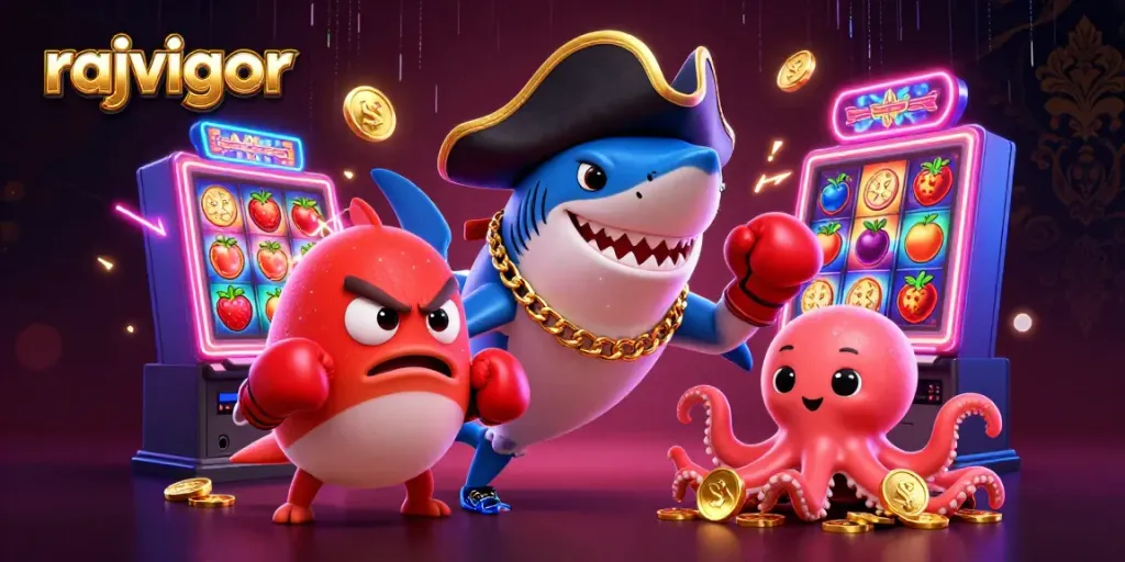 Experience exhilarating wins at rajavigor with vibrant cartoon slot games featuring unique characters.