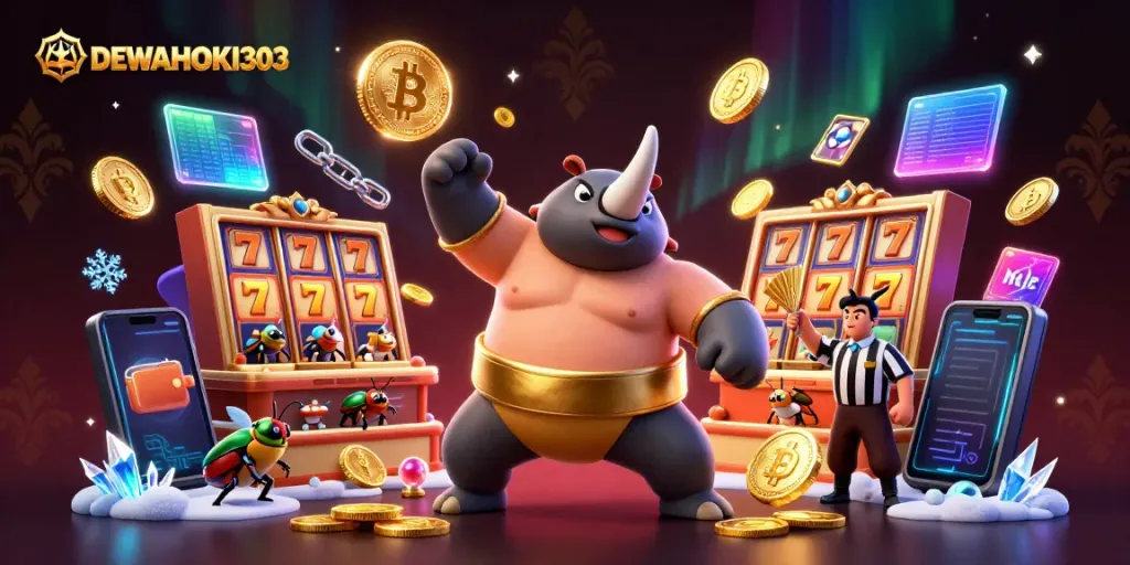 DEWAHOKI303 menyajikan pengalaman game slot dengan pemandangan seru dari juara kebo jongkok.