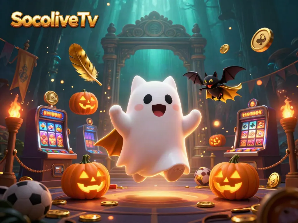 Experience thrilling betting moments with SocoliveTv in an enchanting casino scene.