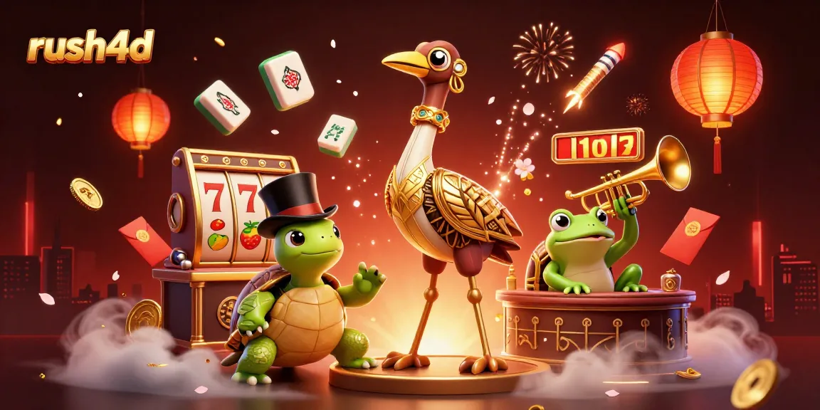 Menangkan jackpot di rush4d dengan suasana kasino yang megah penuh warna dan karakter menarik.