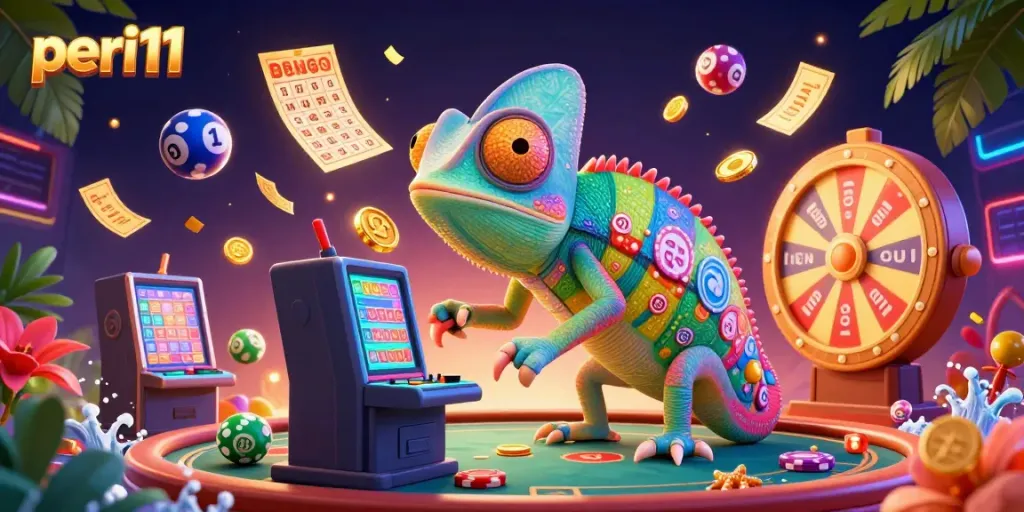 Experience thrilling gaming opportunities at peri11 with a vibrant chameleon casino owner, coins, and exciting jackpots.