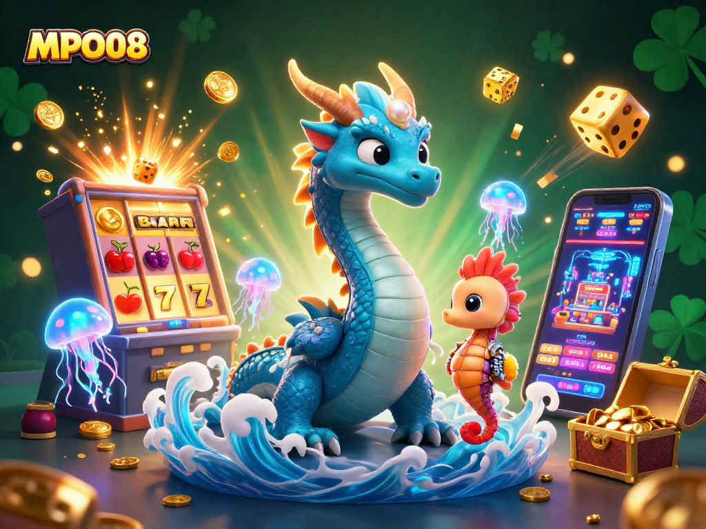 MPO08 invites players to experience thrilling wins with vibrant slot machines and fantasy characters.