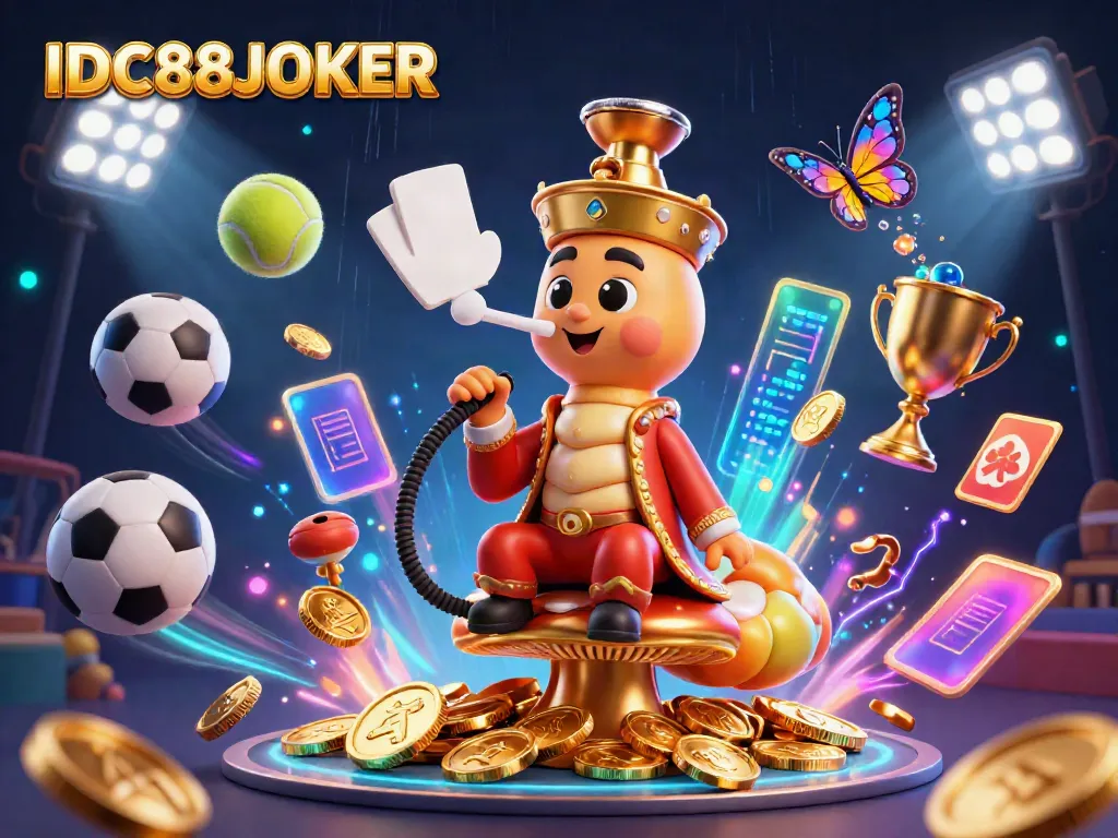 Experience the excitement of gaming at IDC88JOKER with dynamic sports elements and engaging visuals.