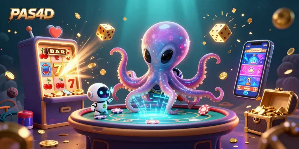 Permainan slot PAS4D dengan jackpot mengagumkan dan karakter luar angkasa yang menarik.