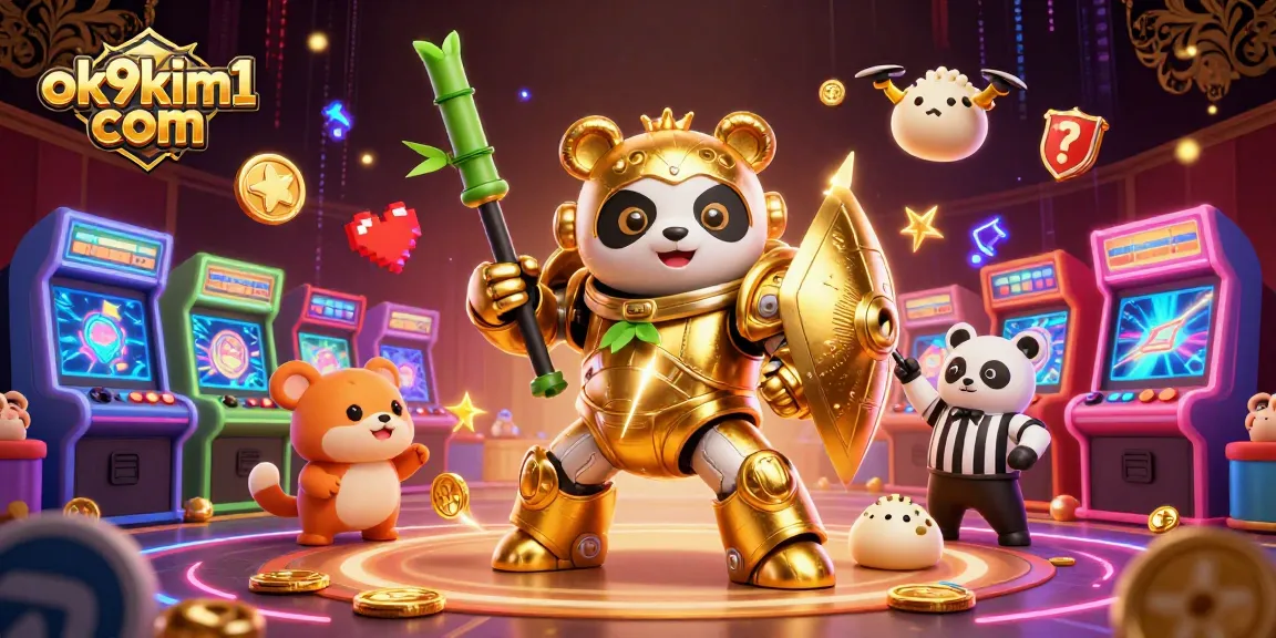 Engage in thrilling gameplay at ok9kim1 com with colorful arcade graphics and action-packed casino elements.
