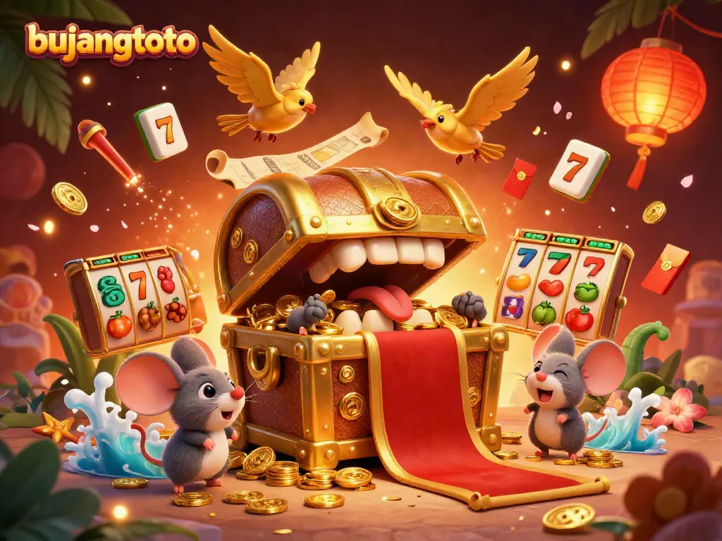 Spin the reels with bujangtoto for a chance to win big rewards in a vibrant casino scene.
