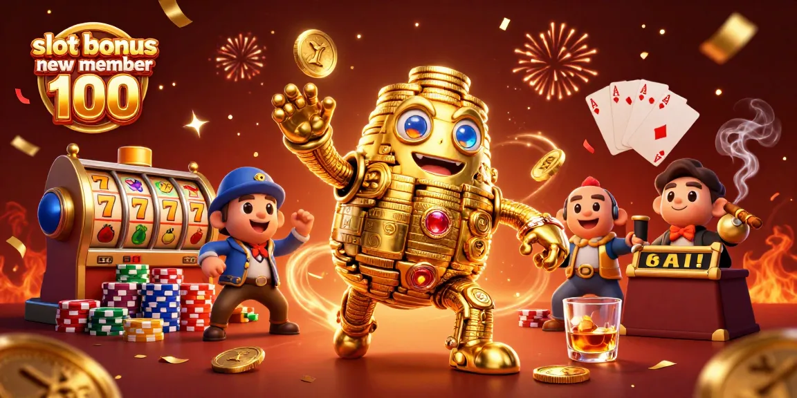 Mainkan slot bonus new member 100 dan menangkan hadiah besar di kasino online.