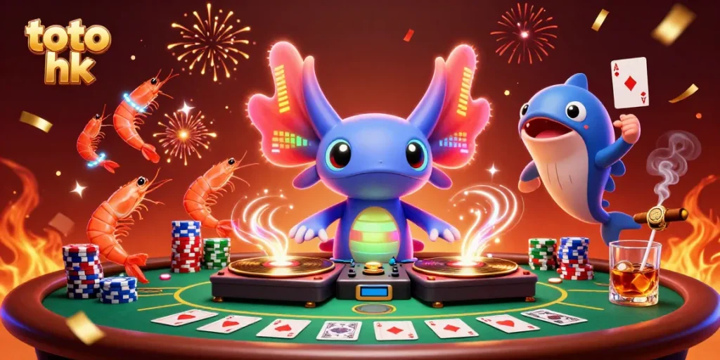 Menggairahkan pengalaman bermain toto hk dengan DJ axolotl neon dan sulap poker yang mengasyikkan.