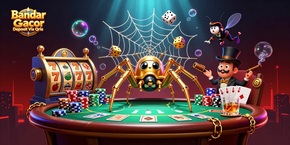 Experience the thrill with Bandar Slot Gacor Deposit Via Qris, featuring dynamic slots and poker elements.