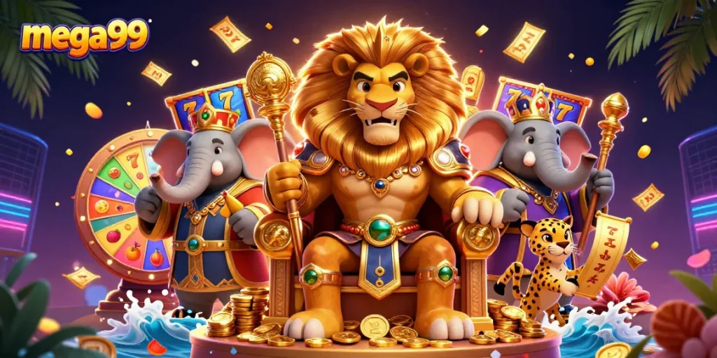Experience thrilling jackpots at mega99 with engaging slot games and vibrant casino visuals.