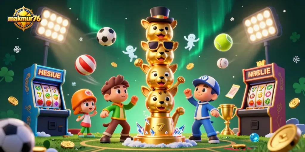 Experience winning moments at makmur76 with dynamic arcade games and vibrant casino elements